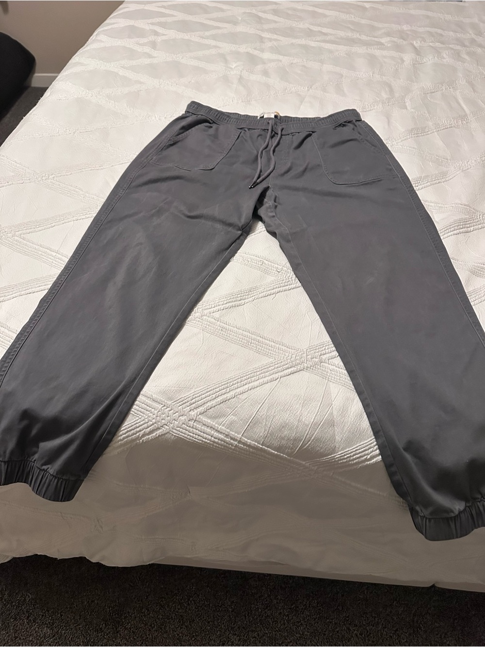 C&C California women’s Charcoal Drawstring pants